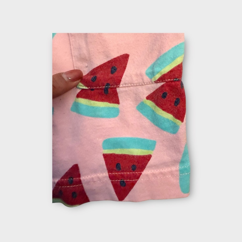 Hanna Andersson Watermelon Pattern Pocket Sleeveless Dress - Picture 3 of 4